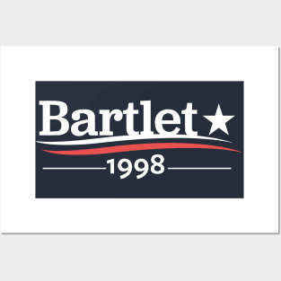 WEST WING President BARTLET 1998 President Bartlet For America Jed Bartlet White House Posters and Art